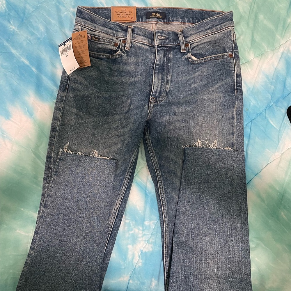 Polo by Ralph Lauren Women’s Tomkin’s Mid Rise Skinny size 28 Jeans